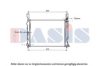 AKS DASIS 180087N Radiator, engine cooling